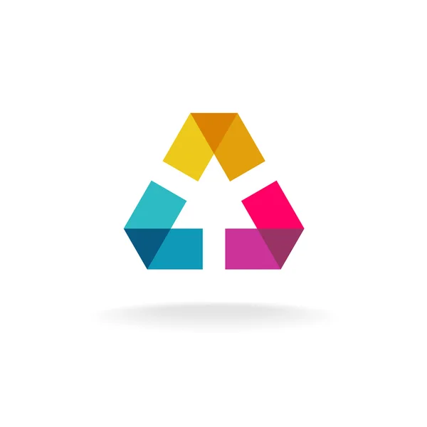 Abstracte geometrische logo — Stockvector