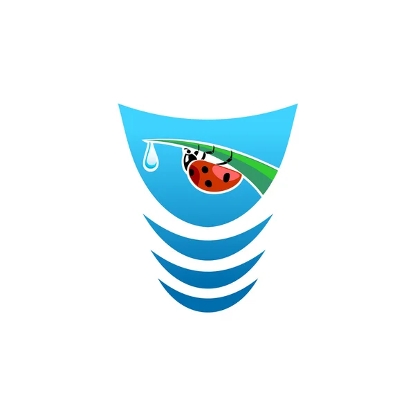 Logotipo agua dulce — Archivo Imágenes Vectoriales