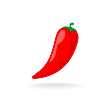 Hot red pepper clipart