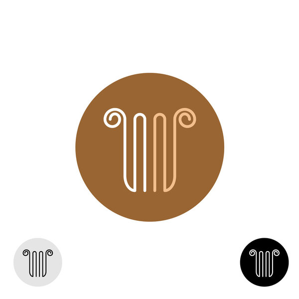 Linear style column or lira