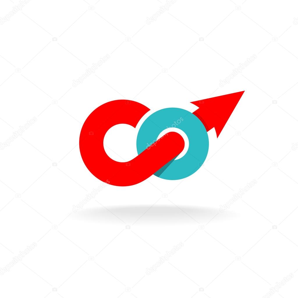 Go word motivation monogram logo