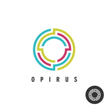 O harfi teknik endüstriyel logosu