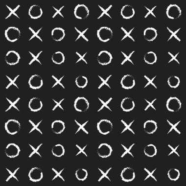 Tic tac toe xo oyun seamless modeli.