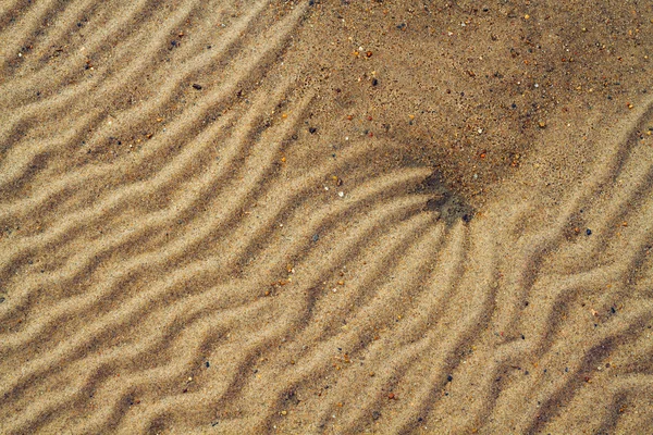 Wavy sandy texture closeup — Stock Photo, Image