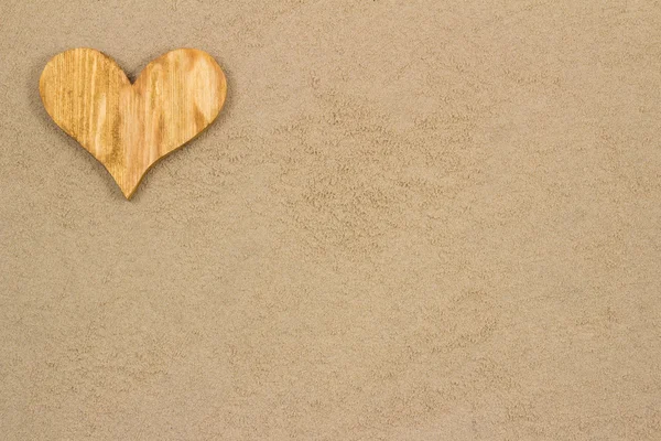 Heart in the sand. — Stock Photo, Image