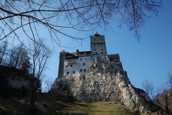 Castillo Legendario Bran Rumania Lleno Mitos Leyendas —  Fotos de Stock