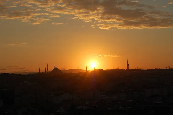 Amanecer Estambul Turquia — Stockfoto