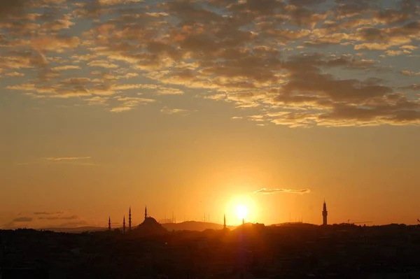 Amanecer Estambul Türkei — Stockfoto