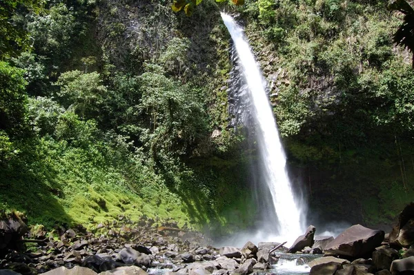 Catarata Fortuna Reserva Természetes Costa Rica Jogdíjmentes Stock Fotók