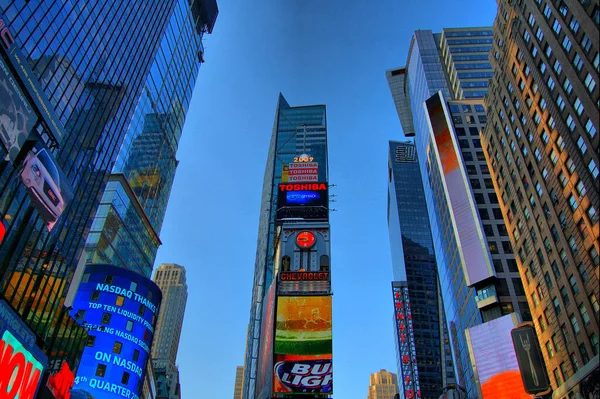 Vistas Manhattan Nueva York Times Square — Fotografia de Stock