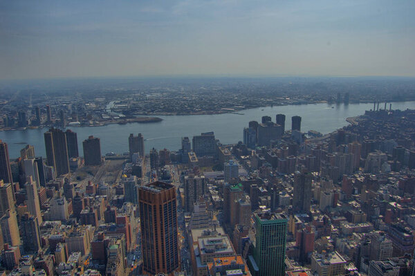 Vistas de Manhattan, Nueva York.