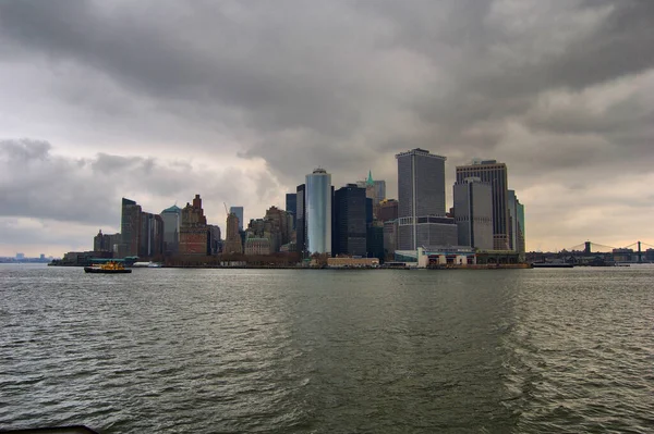 Vistas Manhattan Nueva York Desde Ferry Staten Island — Stockfoto