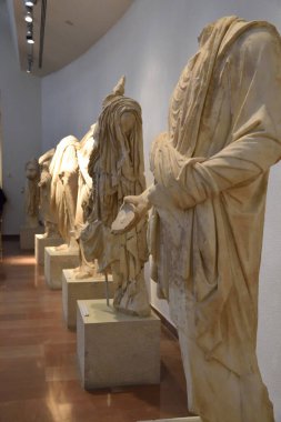 Vista de los Principales monumentos y sitios de Grecia. Olympia harabeleri. Olimpia Müzesi Arkolojisi