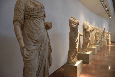 Vista de los Principales monumentos y sitios de Grecia. Olympia harabeleri. Olimpia Müzesi Arkolojisi