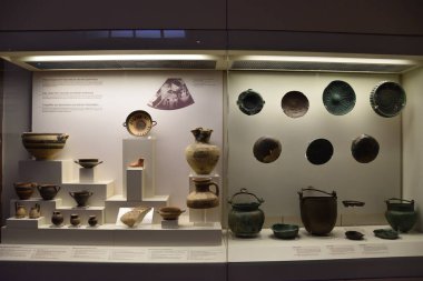 Vista de los Principales monumentos y sitios de Grecia. Olympia harabeleri. Olimpia Müzesi Arkolojisi