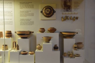 Vista de los Principales monumentos y sitios de Grecia. Olympia harabeleri. Olimpia Müzesi Arkolojisi