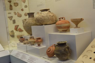 Vista de los Principales monumentos y sitios de Grecia. Olympia harabeleri. Olimpia Müzesi Arkolojisi