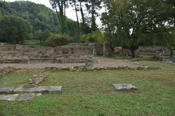 Vista Los Principales Monumentos Sitios Grecia Ruinas Olympia Templo Zeus — Photo