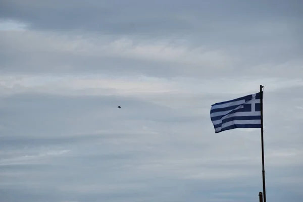 Vista Los Principales Monumentos Grecia Pueblo Lepanto Lugar Batalla Donde — Stockfoto