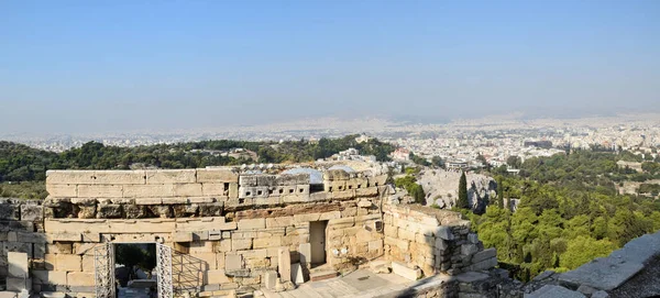 Vista Panoramica Los Principales Monumentos Lugares Atenas Griechenland Vista Ciudad — Stockfoto