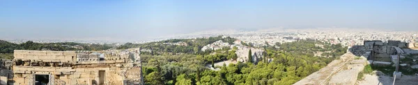 Vista Panoramica Los Principales Monumentos Lugares Atenas Грец Vsta Ciudad — стокове фото