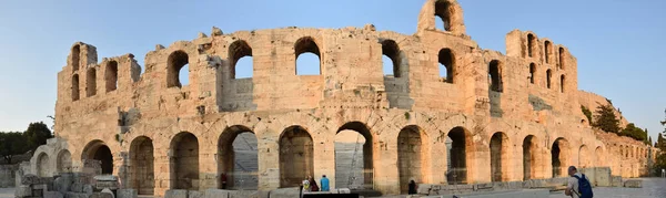 Vista Panoramica Los Principales Monumentos Lugares Atenas Ελλάδα Teatro Dioniso — Φωτογραφία Αρχείου