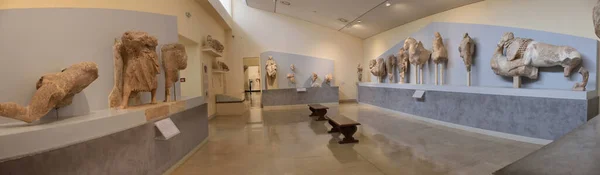 Vista Panormica Los Principales Monumentos Lugares Grecia Ruinas Antigua Delfos — Stok fotoğraf