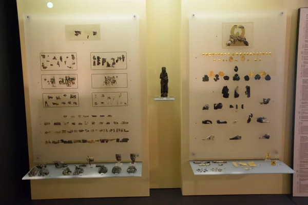 Museo Arqueologico Delfos Grecia Archaeological Museum Delphi Greece Antiguos Objetos — Stockfoto