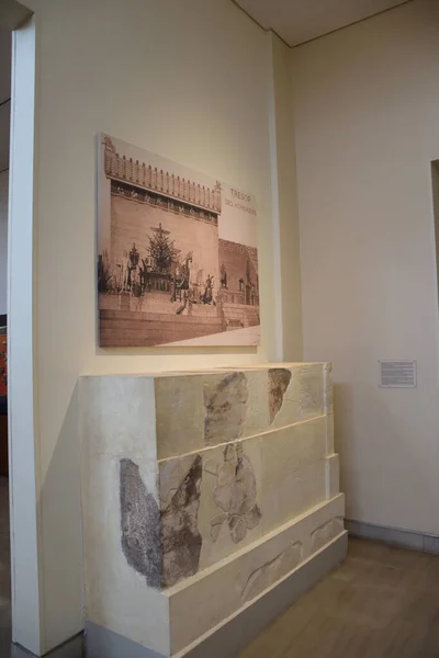 Museo Arqueologico Delfos Grecia Archaeological Museum Delphi Greece Antiguos Objetos — Φωτογραφία Αρχείου