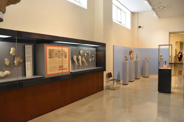 Museo Arqueologico Delfos Grecia Archaeological Museum Delphi Greece Antiguos Objetos — ストック写真