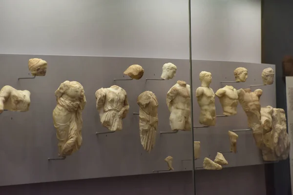 Museo Arqueologico Delfos Grecia Archaeological Museum Delphi Greece Antiguos Objetos — Stok Foto