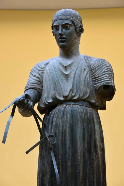 Museo Arqueologico Delfos Grecia Archaeological Museum Delphi Greece Antiguos Objetos — Stock Photo, Image