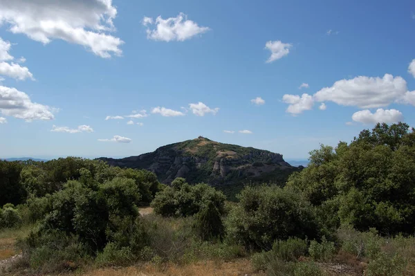 Panorama Los Montes Los Bosques Mola Jalá Catalunya Bages Barcelona — Foto de Stock