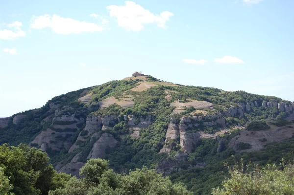 Panorama Los Montes Los Bosques Mola Catalua Catalunya Bages Barcelone — Photo