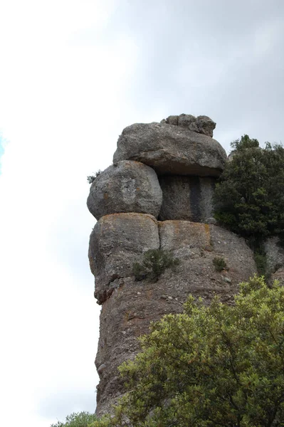 Panorama Los Montes Los Bosques Mola Catalua Catalunya Bages Barcelone — Photo