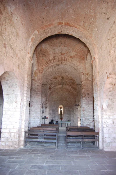 Interior Del Santuario Mola Comarca Del Vendel Barcelona Cerca Montserrat — стоковое фото