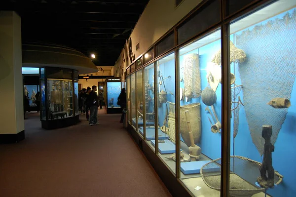 Αμερικανικό Μουσείο Φυσικής Ιστορίας Στη Νέα Υόρκη Ορυκτά Μετεωρίτες Απολιθώματα — Φωτογραφία Αρχείου
