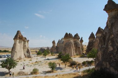 Avcilar Valley, Kapadokya (Anadolu, Türkiye). Peri bacaları