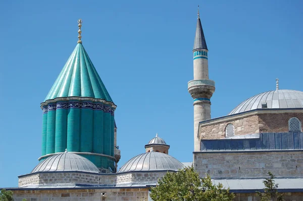 Konya Anatolien Türkei Kloster Mevlana Gründer Des Ordens Der Tanzenden — Stockfoto