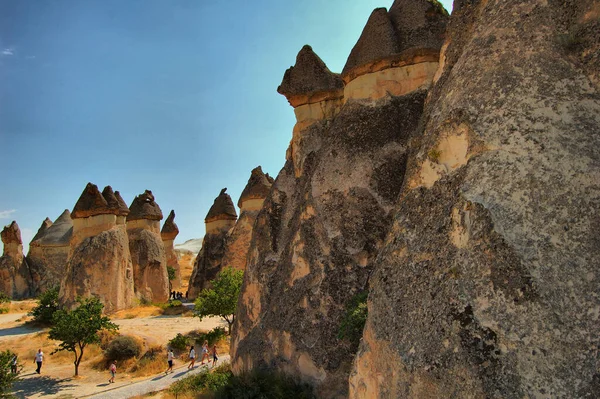 Avcilar Valley Cappadocië Anatolië Turkije Sprookjesschoorstenen — Stockfoto