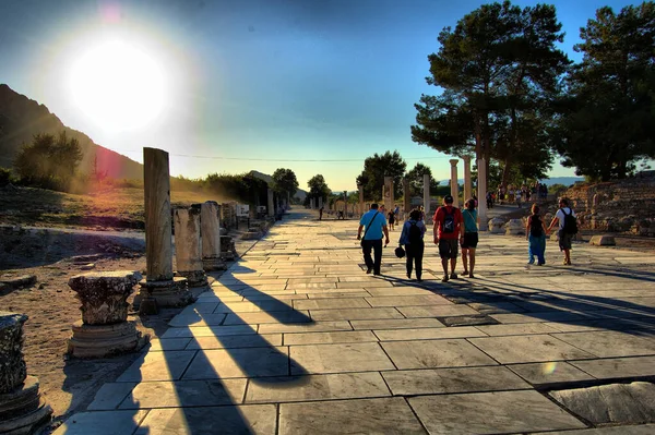 Ρωμαϊκά Ερείπια Της Εφέσου Βιβλιοθήκη Celsus Τουρκία — Φωτογραφία Αρχείου