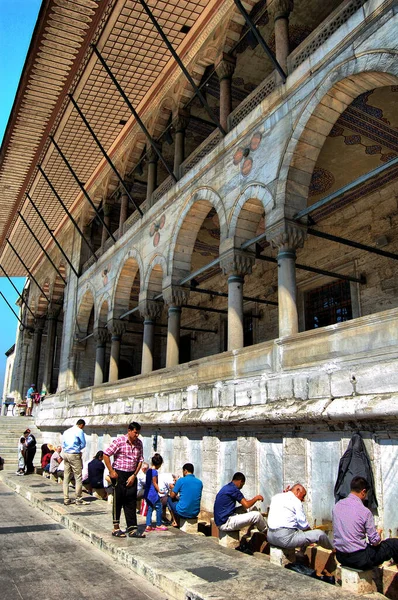 Nya Moskén Eller Yeni Camii Istanbul Turkiet — Stockfoto