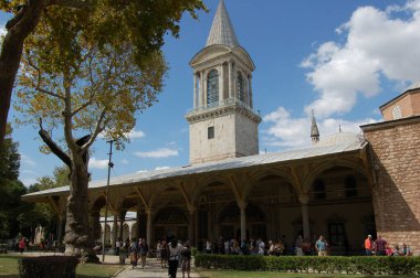 Türkiye 'deki İstanbul' un ana mekan ve eserlerine bir bak. Topkapı Sarayı. Harem