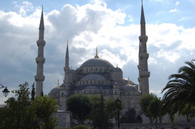 Türkiye 'deki İstanbul' un ana mekan ve eserlerine bir bak. Mavi cami