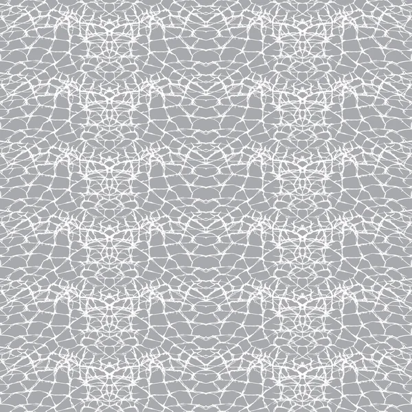 Vector seamless pattern, abstract geometric background, cracked texture. Hand drawn snake skin — Stock Vector