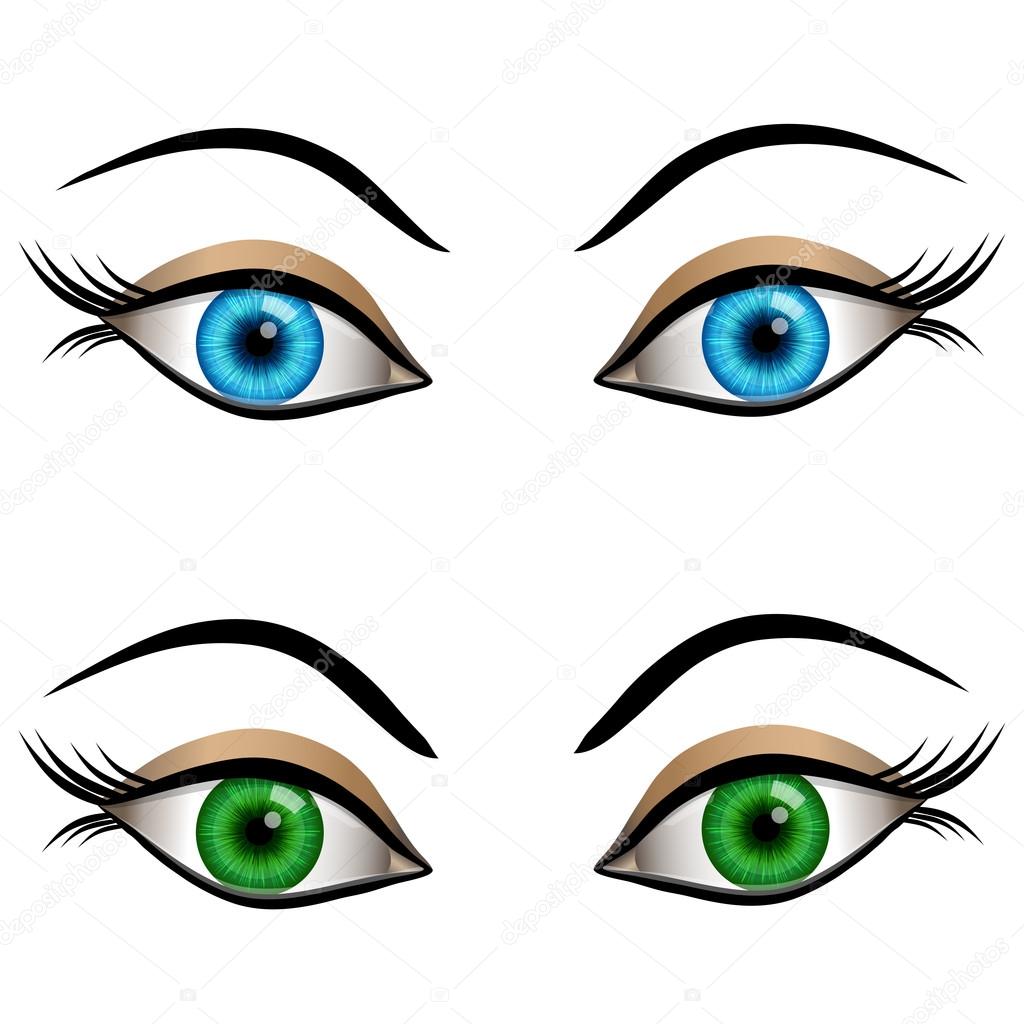 Ojos azules imágenes de stock de arte vectorial | Depositphotos Ojos azules imágenes de stock de arte vectorial | Depositphotos