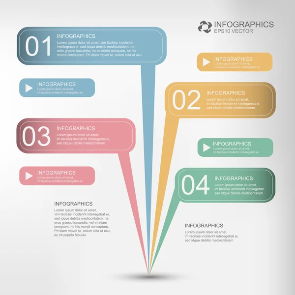 Vektor-Infografik — Stockvektor