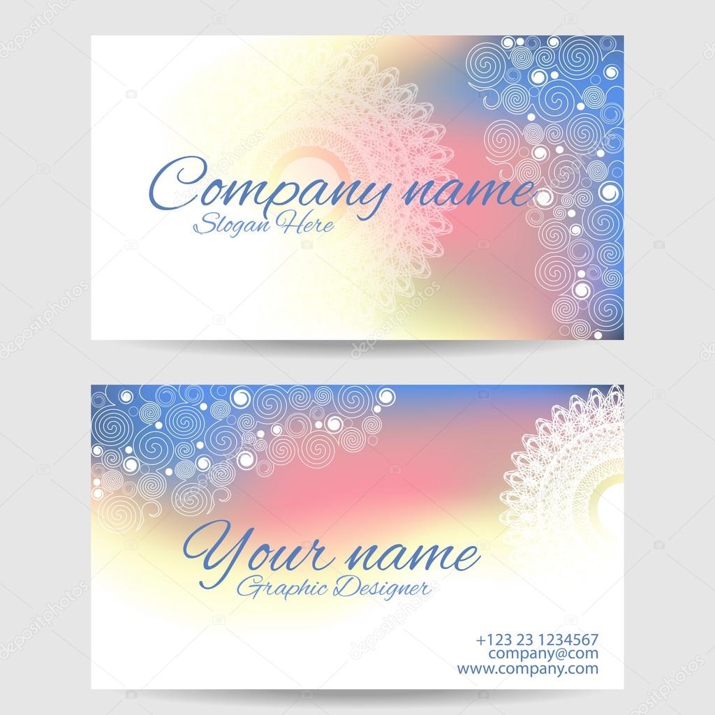 Modern business card template 