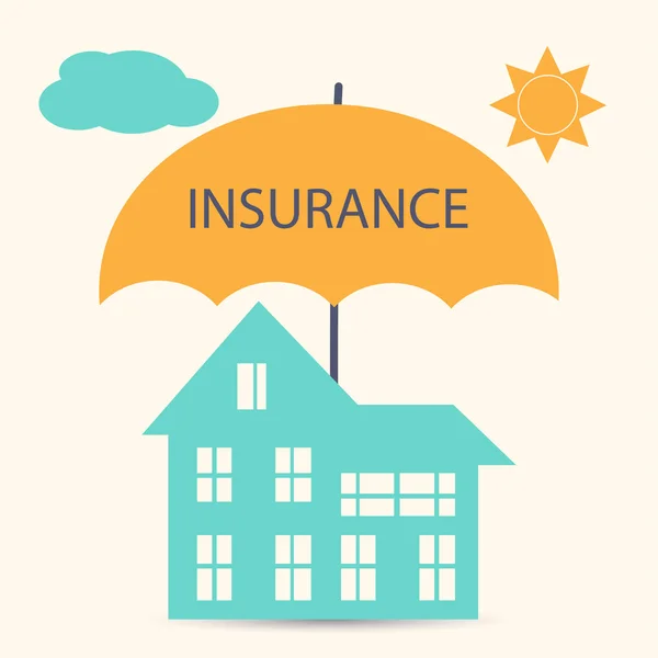 Assicurazione sulla casa — Vettoriale Stock