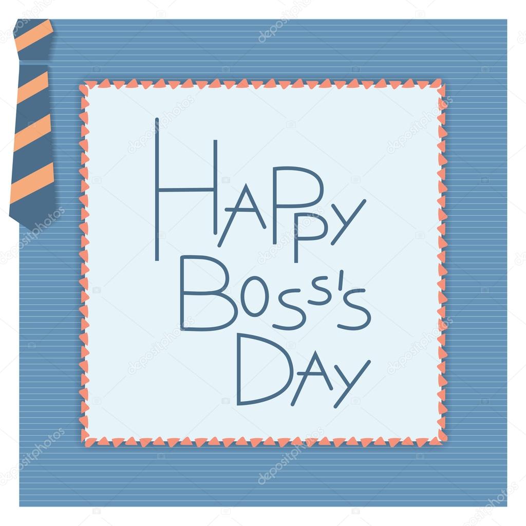 Happy boss day invitation card. Stock Vector Image by ©sasha2538 #82869178